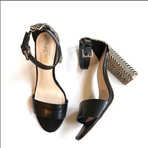 nine west issa women's block heels